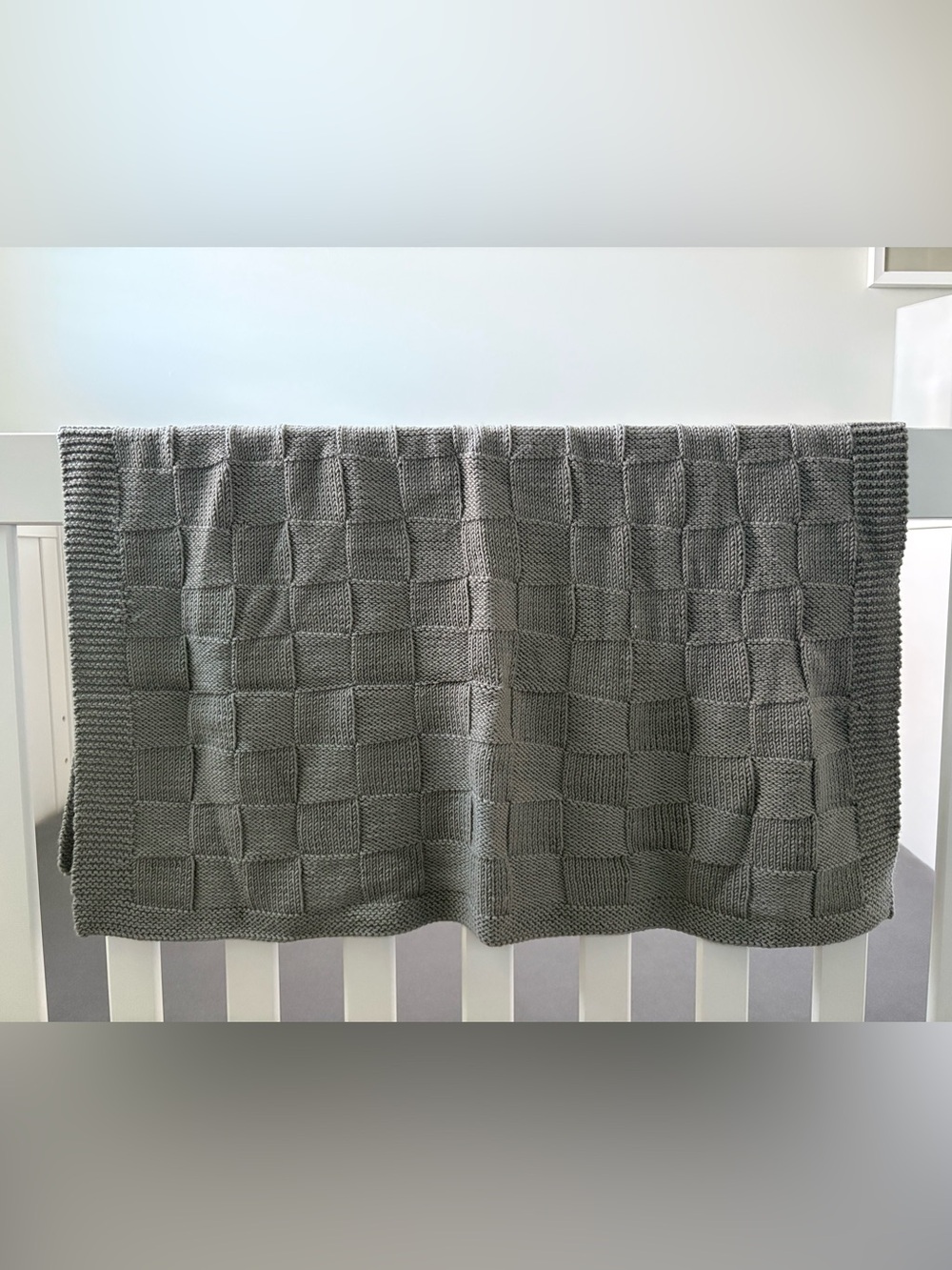 Hand Knit Baby Blanket